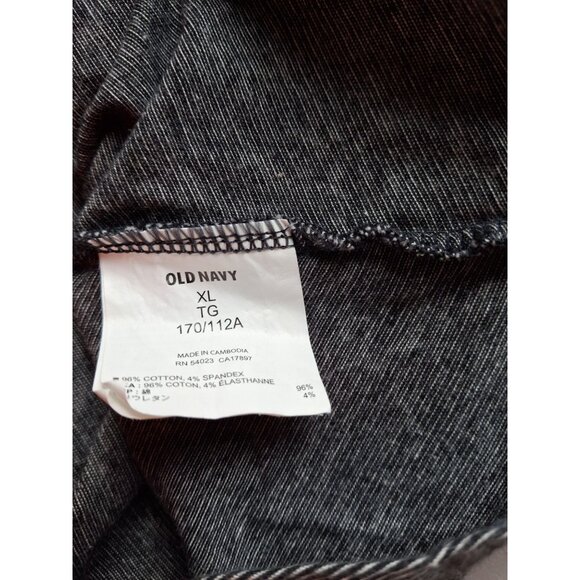 Old Navy Womens Fitted Mini Dress Heather Gray Short Sleeve Normcore Minimalist - Picture 4 of 9